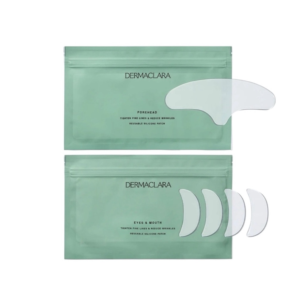 NEW Dermaclara All About Face Forehead Eyes Mouth Patches